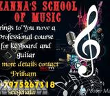 Zanna's school of music provides home classes for