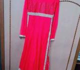 Pink long dress Rs. 1500