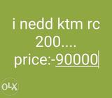 2014 KTM RC 20000 Kms