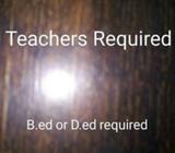 Teacher required for teaching job in a school