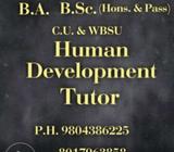Human Development tution. Calcutta University and