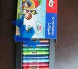 12 oil pastels Lilliput price per peace 16 mrp