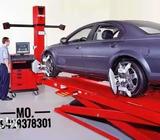 Free wheel alignment balancing service