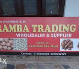 Walnuts and Kashmiri badam on wholesale