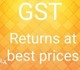Gst return filings starting at 50/