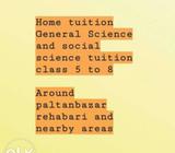 Tutor at your doorsteps. G.science and social