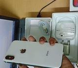 Apple i phone x white color ios version 128gb rom cod