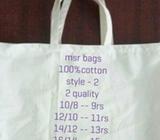 100%cotton bags