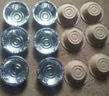 Silver paper Dona cup. 100 piece cup 30rs. 1000