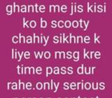 Scooty chalana sikhe