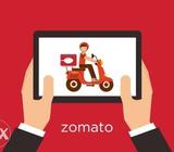 Urgent requirements in ZOMATO food delivery boy