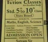 Required teacher for tuition class 5 to 10