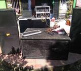 2 top 1 bass 2 amp 1 mixer 1 voltager urgent sale