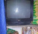 Black And Gray CRT TV