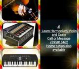 Daily classes available (Harmonium, Violin and Casio)