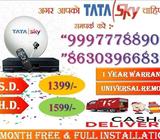 Tata Sky&Dish&Airtel{6 Month Free & Full Installation] (Cash On Deli.)