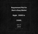 Busy market me Free space plot ki requirement