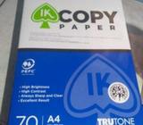 Copy pepar A4 size. RS .160