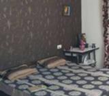 1room with kitchen bed and led fan light