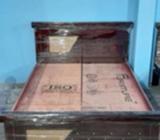 New bed in teakwood queen size 5x6.5 free home delivery within 10kmh