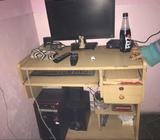 Lg monitor 500 gb hdd 4 gb ram dual core processor