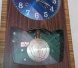 Vintage antique wall clock scientific brand in