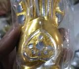 Brown And Black Ceramic Figurine