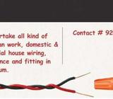 For all type ofelectrical works, please contact