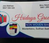 Non woven bags. 11*14 size for ₹100 13*16 size