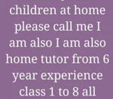 Home tuition for class 1 to 8