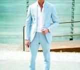 Raymond sky blue colour suit Original price:-13000